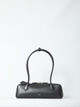 Alaia Black Leather Medium Teckel Shoulder Bag