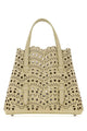 Alaia Sage Green Nubuck Mina 20 Handbag