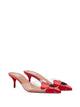 Alaia Red Poppy Mules