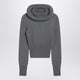 Alaia  Gray Wool Hoodie