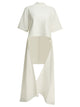 Alaia Asymmetrical Mock Neck T-Shirt