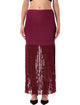Alaia Alaïa Fringed Knit Skirt