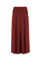 Alaia Tyrian Purple Stretch Viscose Blend Skirt