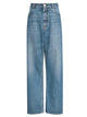 Alaia Pantaloni In Denim A Vita Bassa