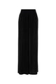 Alaia Black Viscose Blend Wide-Leg Pant