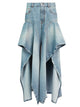 Alaia Ruffle Denim Pant
