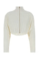 Alaia White Viscose Blend Jacket