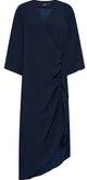 Seventy Blue Silk Dress