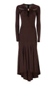 Elisabetta Franchi Crêpe Jersey Dress With Jewel Detail