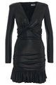 Elisabetta Franchi Black Silk Dress