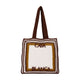 Casablanca Crochet Shopper Bag -  - Cotton - Brown