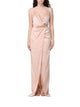 Elisabetta Franchi Nude Silk Dress