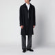 Lardini Grey Single-Breasted Coat In Wool And Cashmere