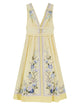 Self-Portrait Floral Cotton Midi Dress