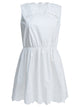 Self-Portrait Self-Portrait Embroidered Cotton Mini Dress