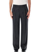 Lardini Lardini Pleated Stretch Wool Trousers