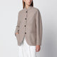 Harris Wharf London Beige Mélange Wool Jacket