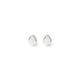 Phoebe Philo Silver Sterling Silver Pebble Studded Earrings