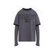 Acne Studios Purple Black Ls T-Shirt
