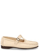 Hereu Ivory Leather Loafers