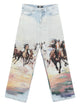 Amiri Horses Baggy Jean