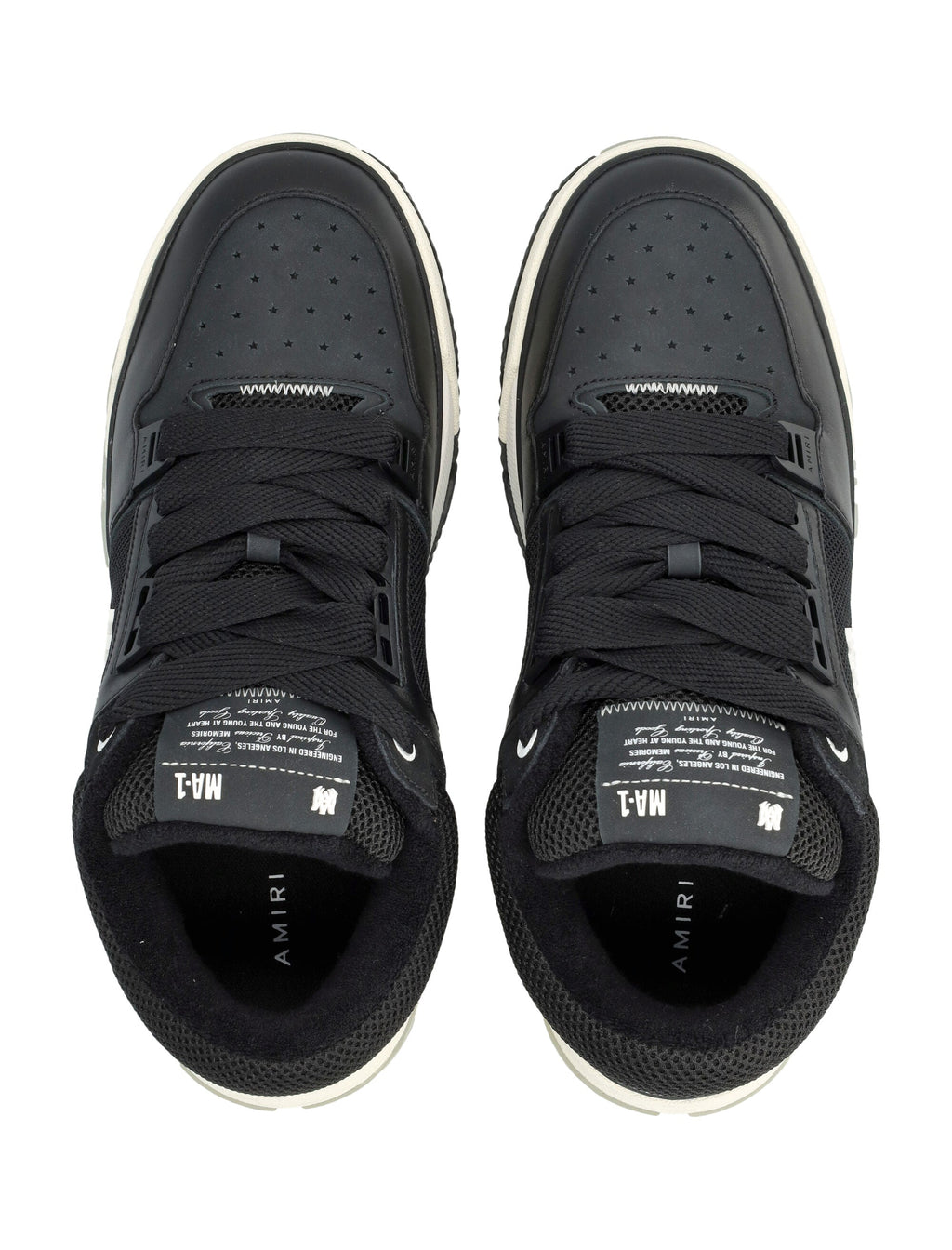 Amiri Amiri Ma-1 Leather Mesh Sneakers