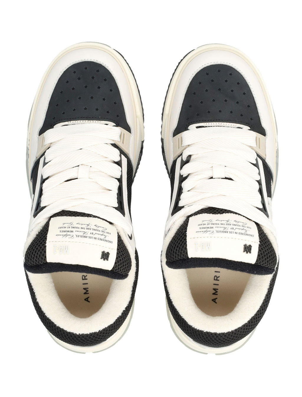 Amiri Amiri Ma-1 Leather Mesh Sneakers