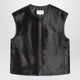 Loulou De Saison Brown Ampas Vest In Pony-Effect Leather
