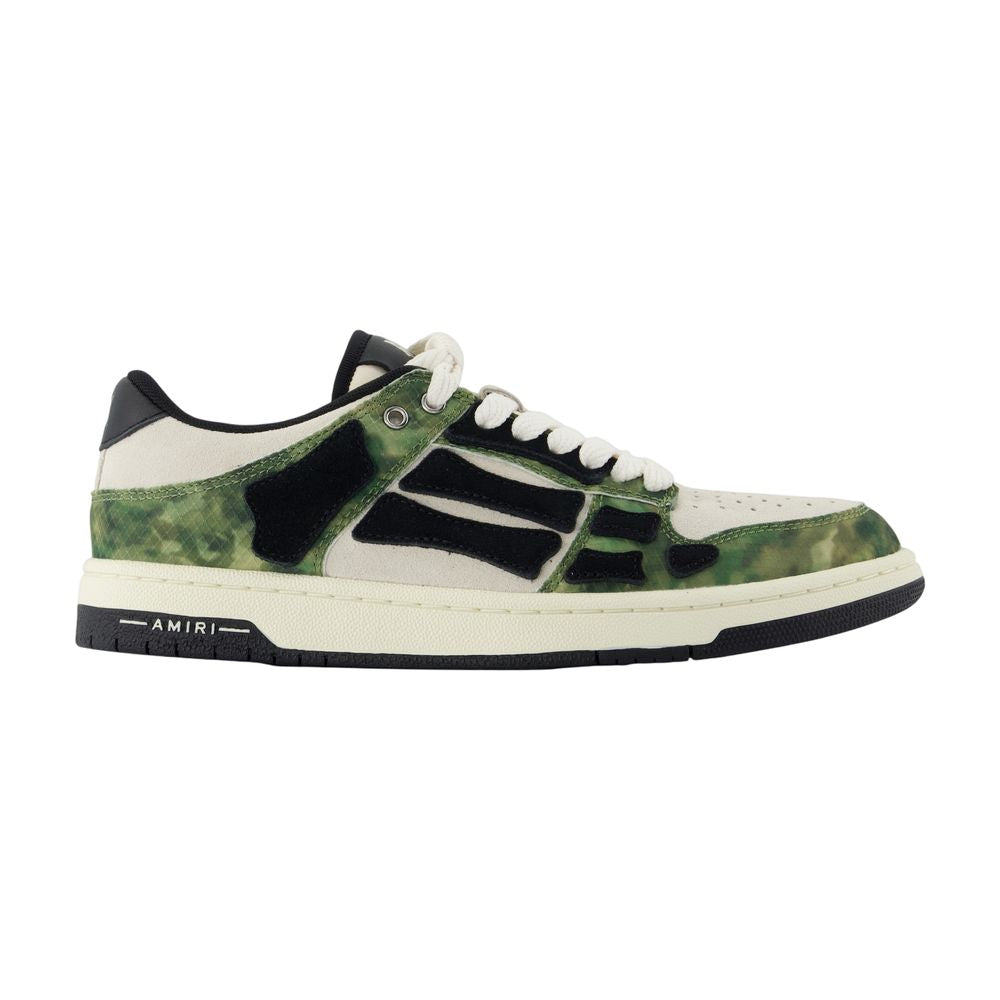 Amiri Camo Skel Top Low Sneakers -  - Synthetic - Green