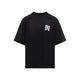 Amiri Black Cotton Hollywood Os Tee