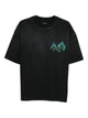 Amiri Amiri Crystal Flames Oversized Tee