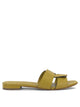 Sergio Levantesi Yellow Leather Sandals