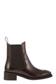 Fabiana Filippi Leather Chelsea Ankle Boots With Low Heel