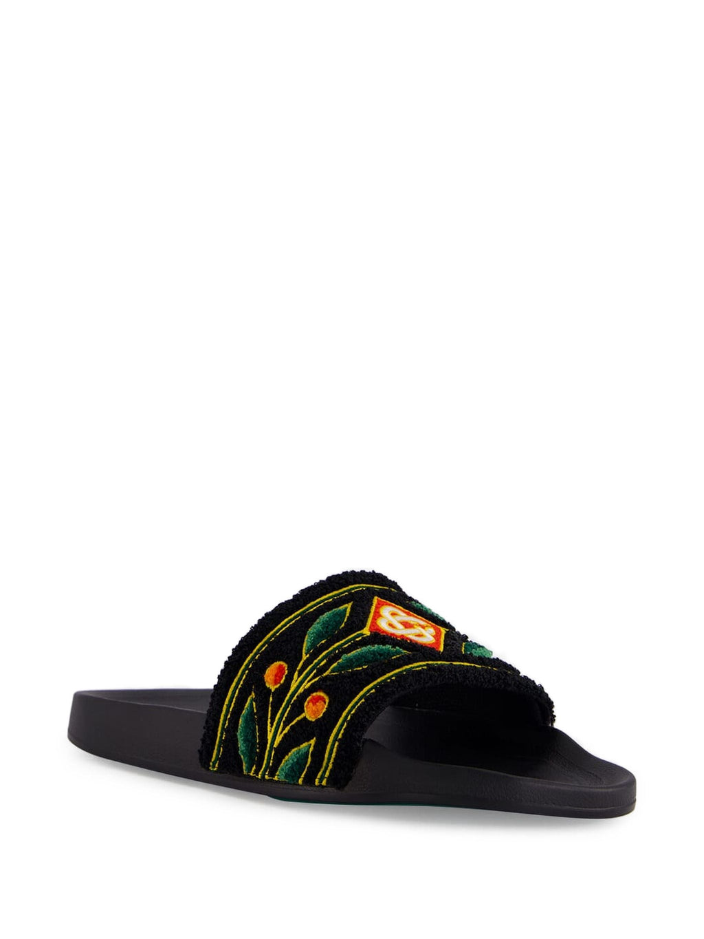 Casablanca Sandal Embroidered Terry