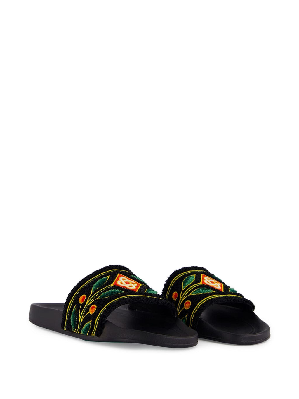Casablanca Sandal Embroidered Terry
