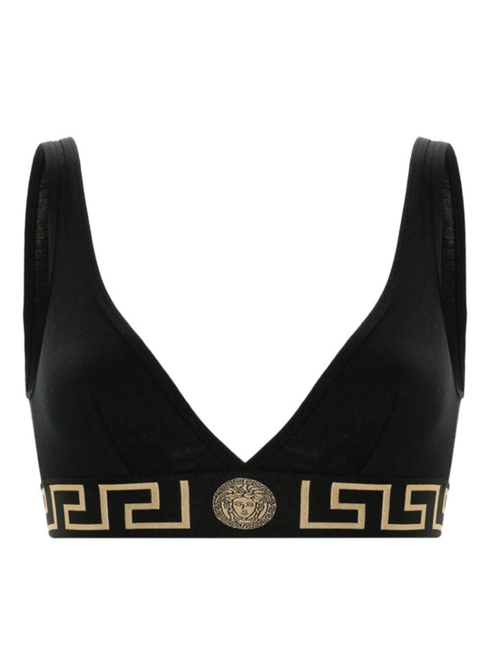 Versace Greca Border Triangle Bralette