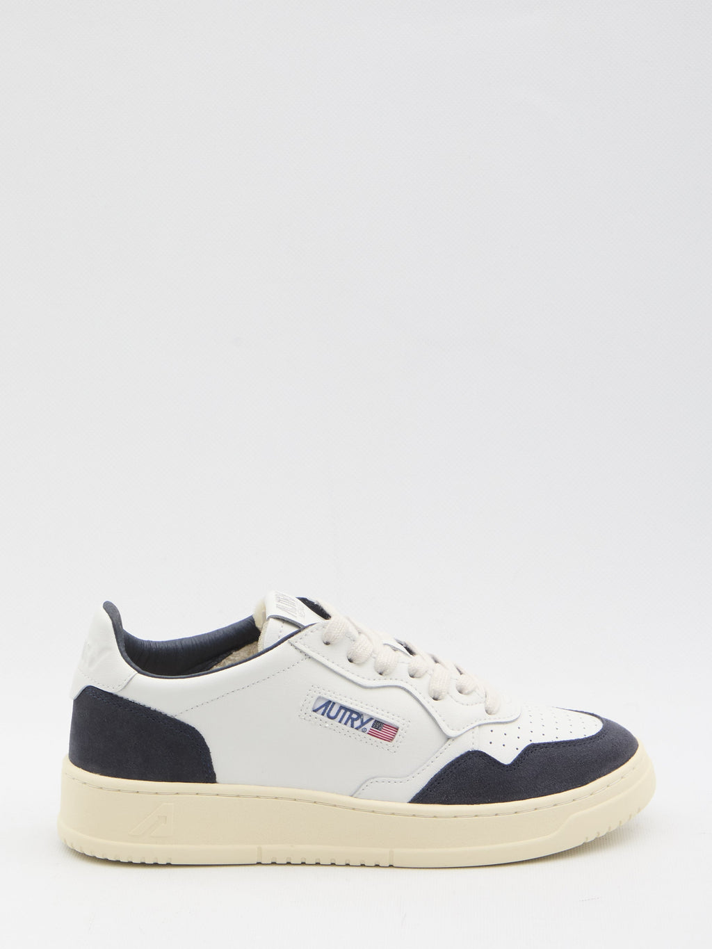 Autry Medalist Low - Leather And Suede Sneakers