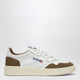 Autry Medalist Low Sneakers In White Leather And Suede