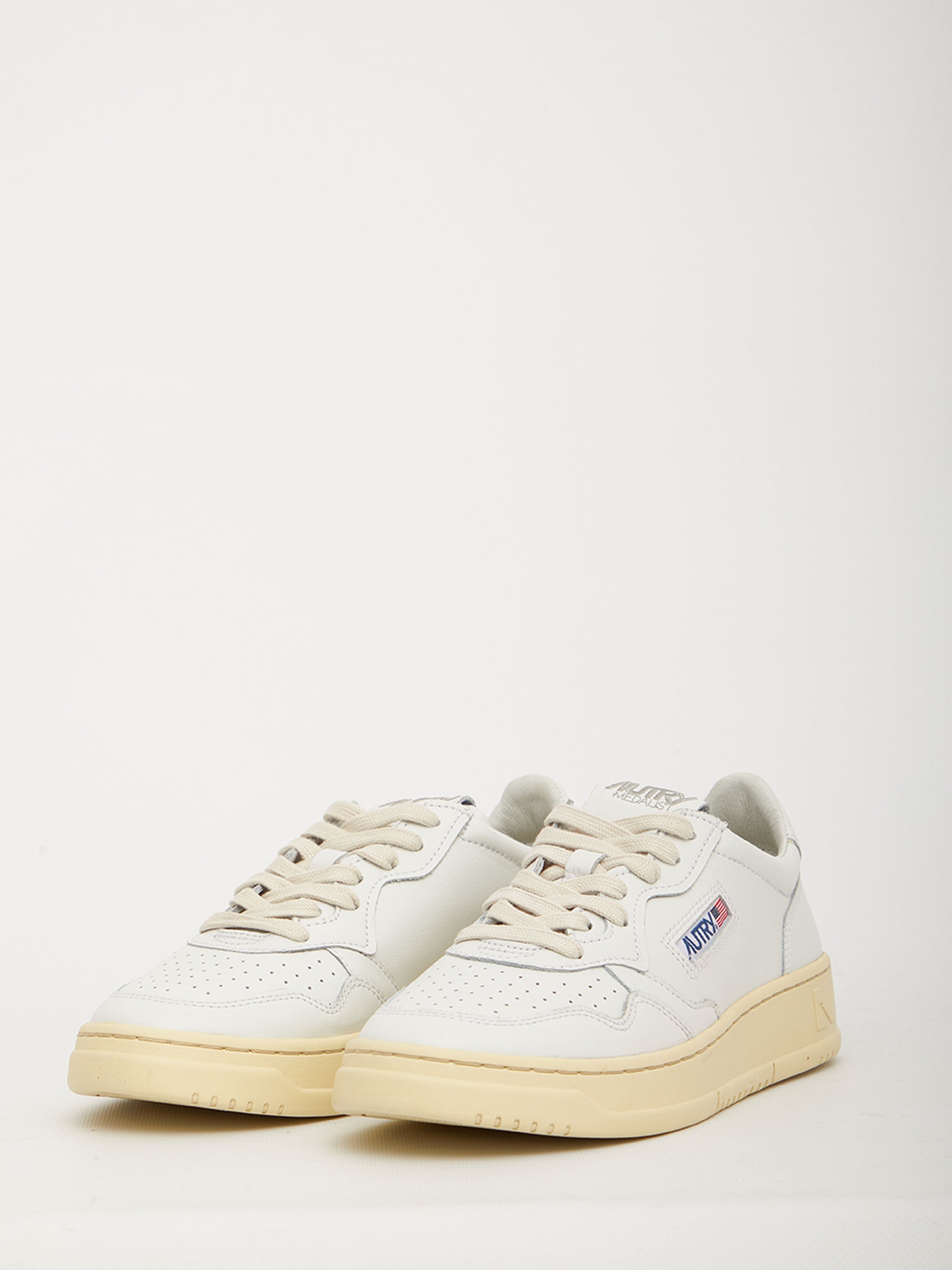 Autry White Leather Medalist Sneakers