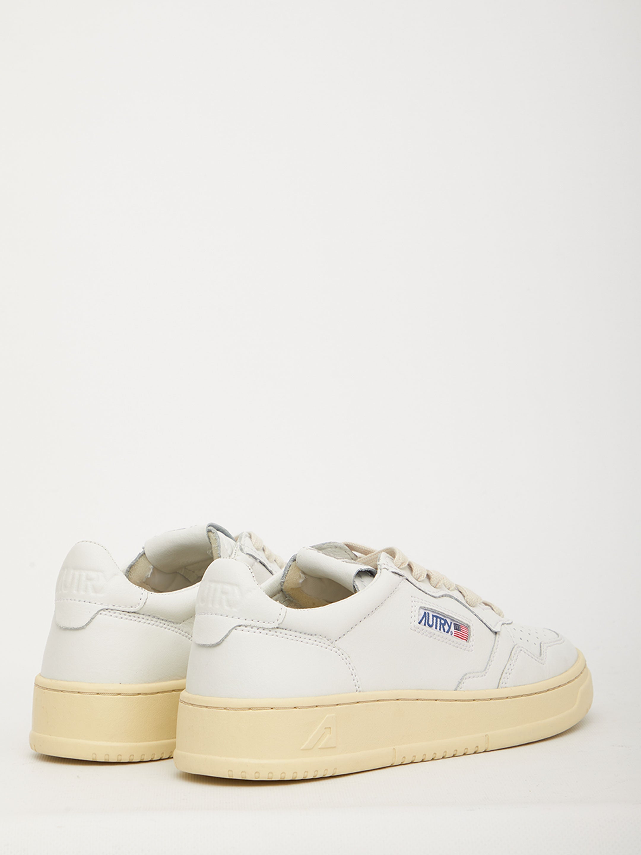 Autry White Leather Medalist Sneakers