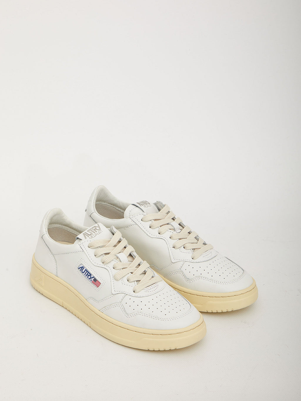 Autry White Leather Medalist Sneakers