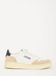 Autry Medalist White/Blue Leather Trainer