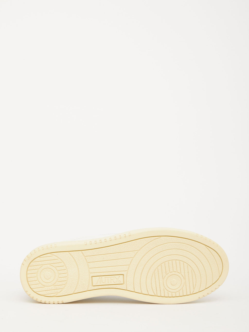 Autry Medalist White/Blue Leather Trainer