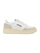 Autry Autry Medalist Leather And Suese Low Sneakers - White White