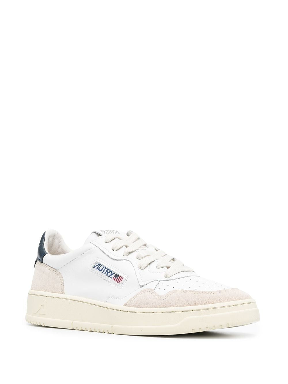 Autry Medalist Low - Leather And Suede Sneakers