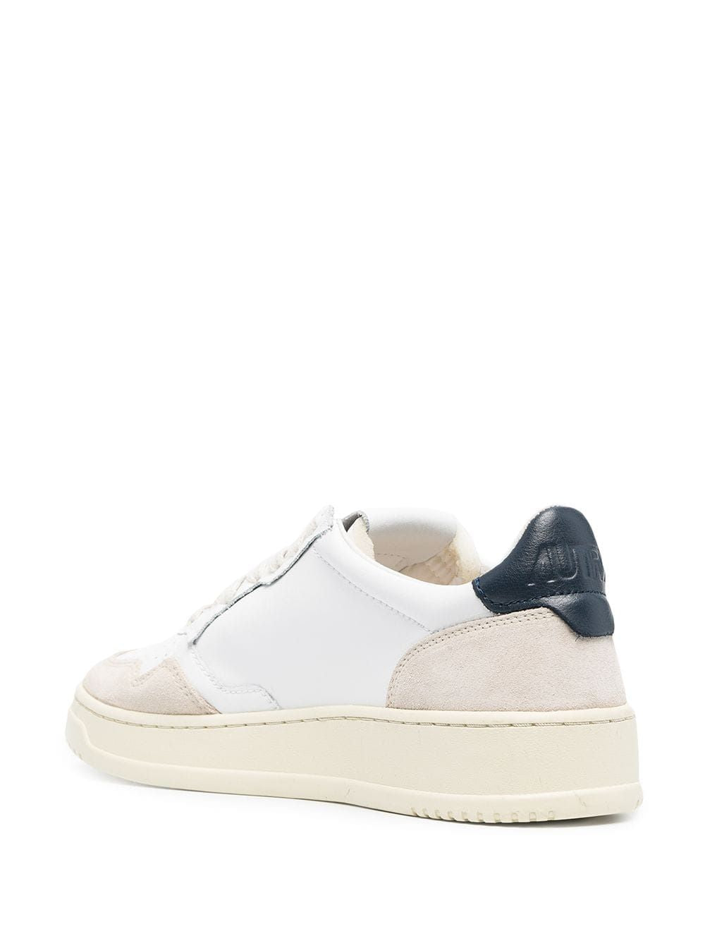 Autry Medalist Low - Leather And Suede Sneakers