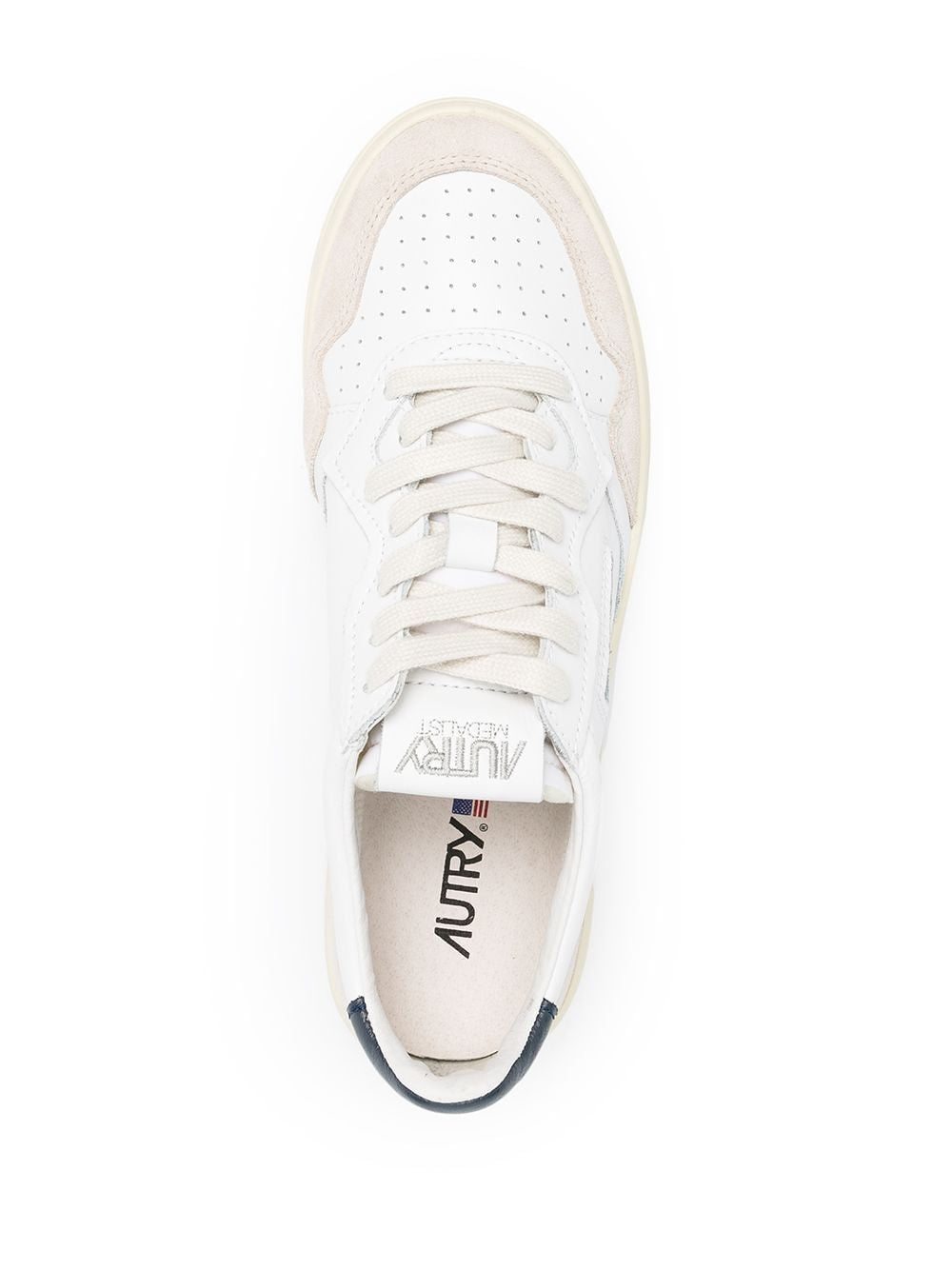Autry Medalist Low - Leather And Suede Sneakers