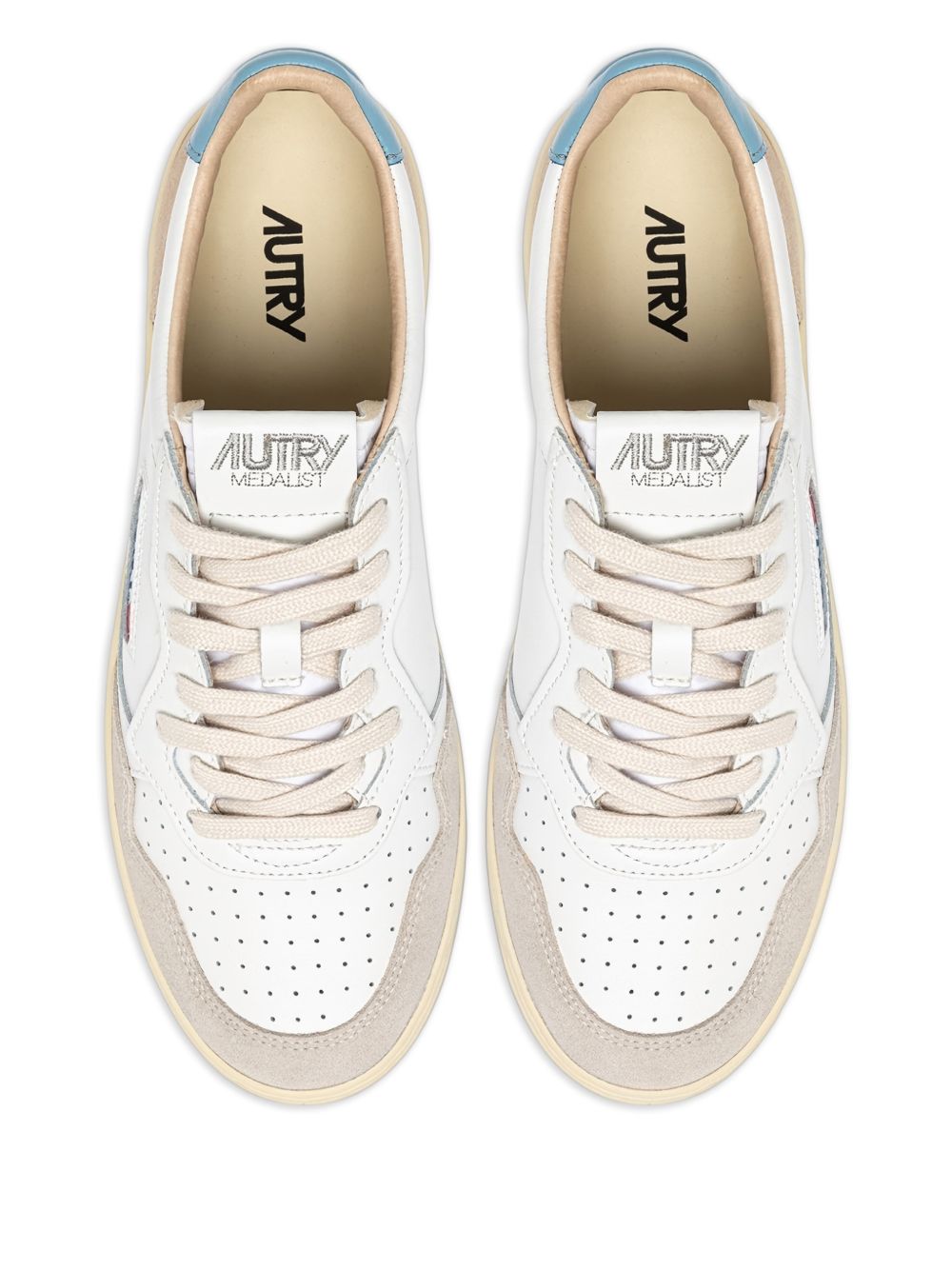 Autry Medalist Low - Leather And Suede Trainers