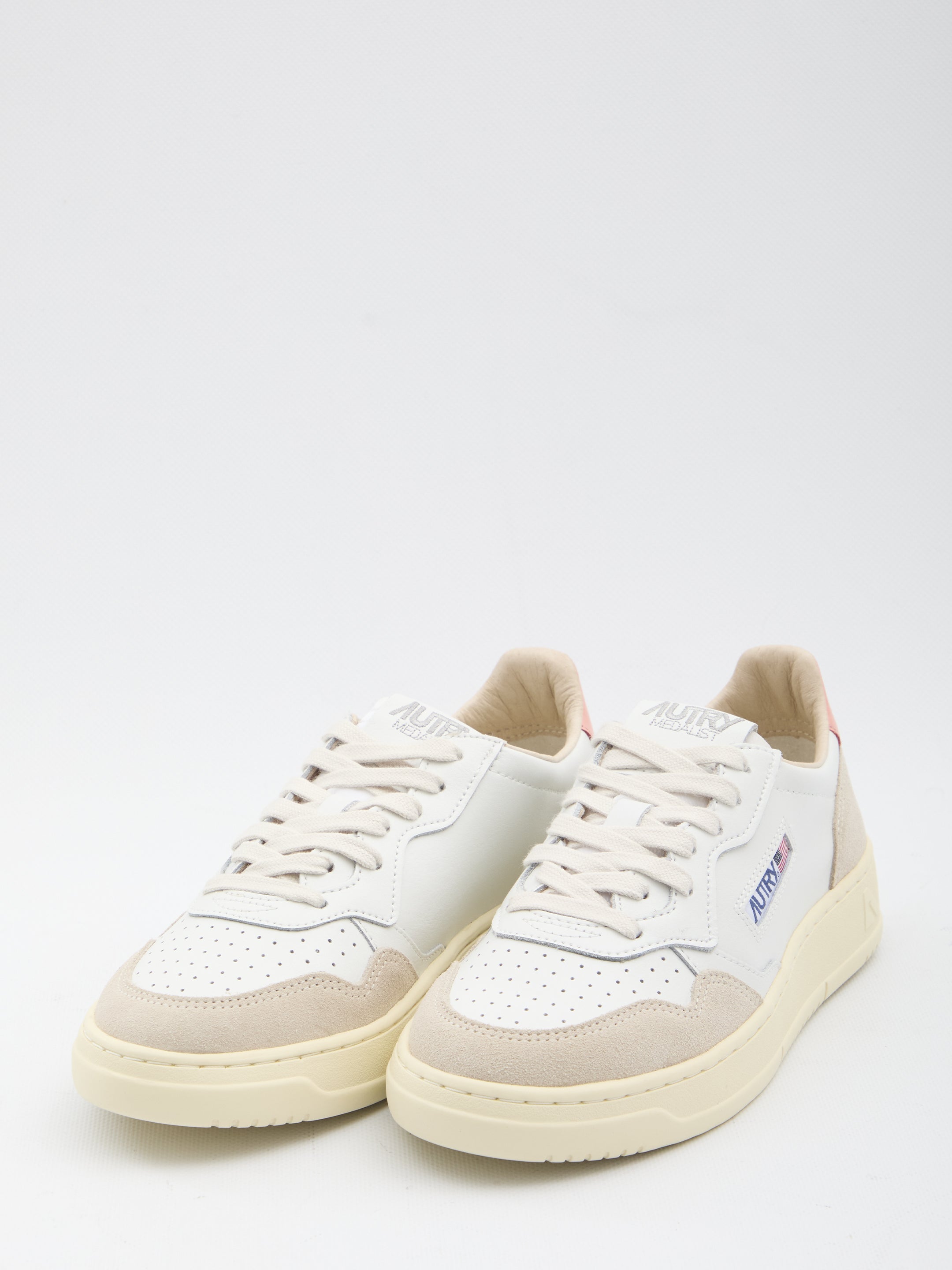 Autry Medalist Low - Leather And Suede Trainers