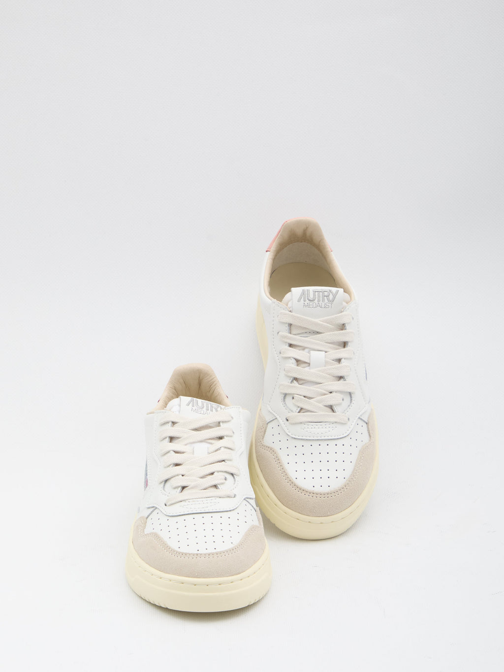 Autry Medalist Low - Leather And Suede Trainers